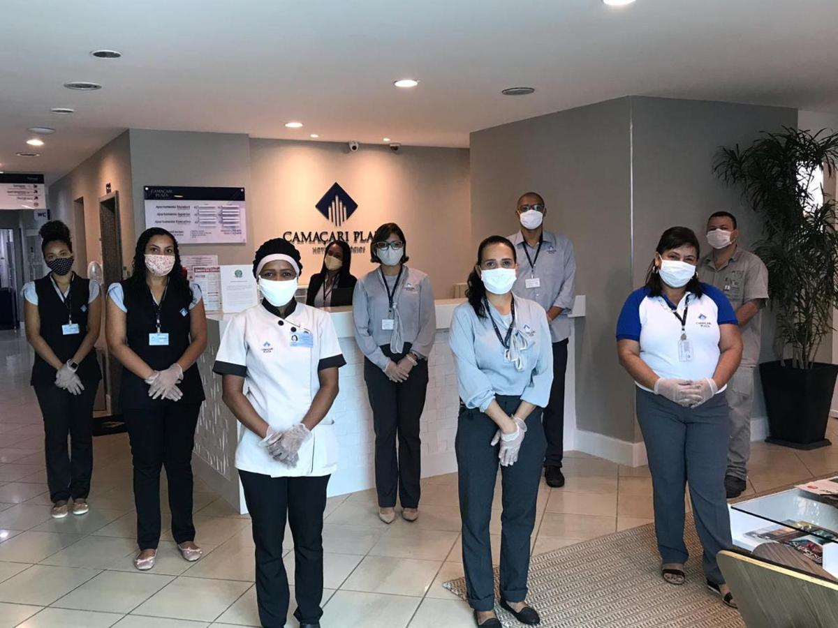 Camacari Plaza Hotel Bagian luar foto